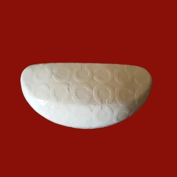 -Coach hardshell sunglass & eyeglass  case ivory color - Picture 1 of 10